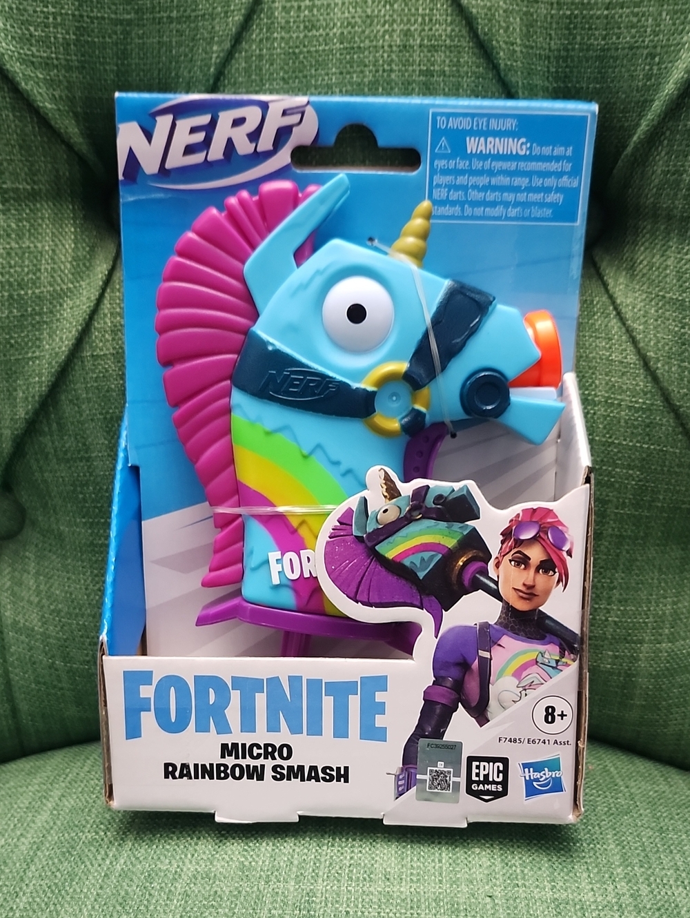 Nerf Fortnite Micro Rainbow Smash Shooter Toy
